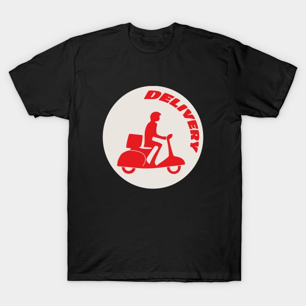 Delivery Silhouette T-Shirt by DiegoCarvalho